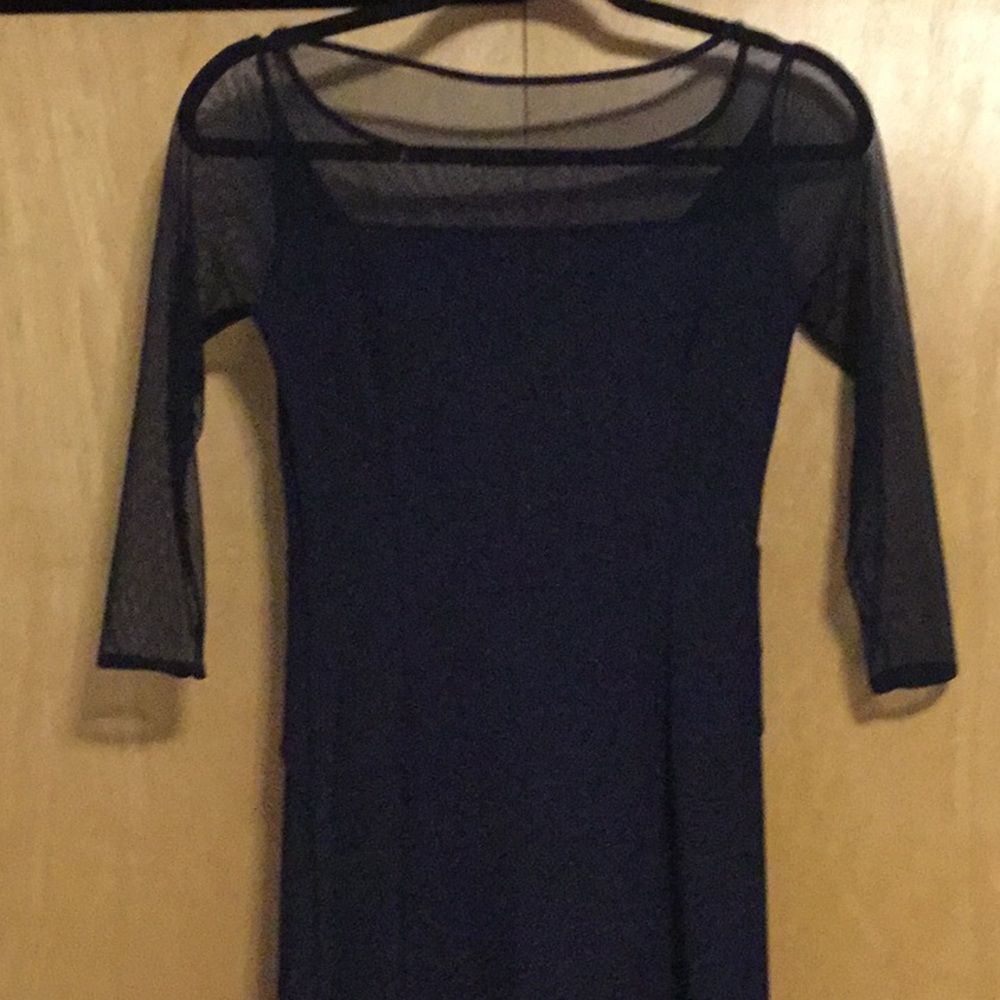Chiara Boni Mesh Panel Ponte Gown Alidora NWOT (Never Worn). Size 6. - Picture 7 of 10